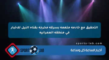 التحقيق مع خادمة متهمة بسرقة مخرجة بقناة النيل للأخبار في منطقة العمرانية